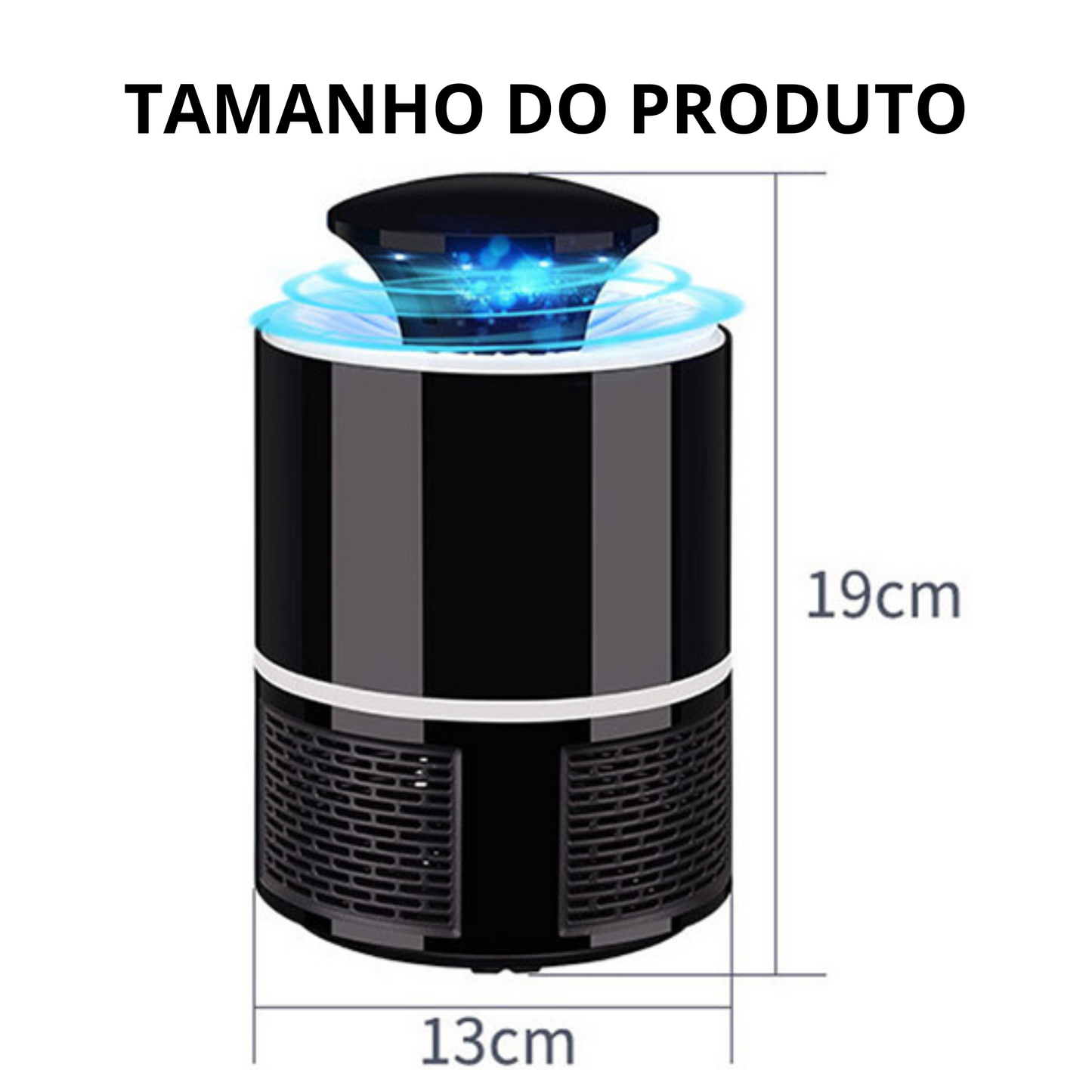 MATA MOSQUITO LÂMPADA LED VIOLETA USB