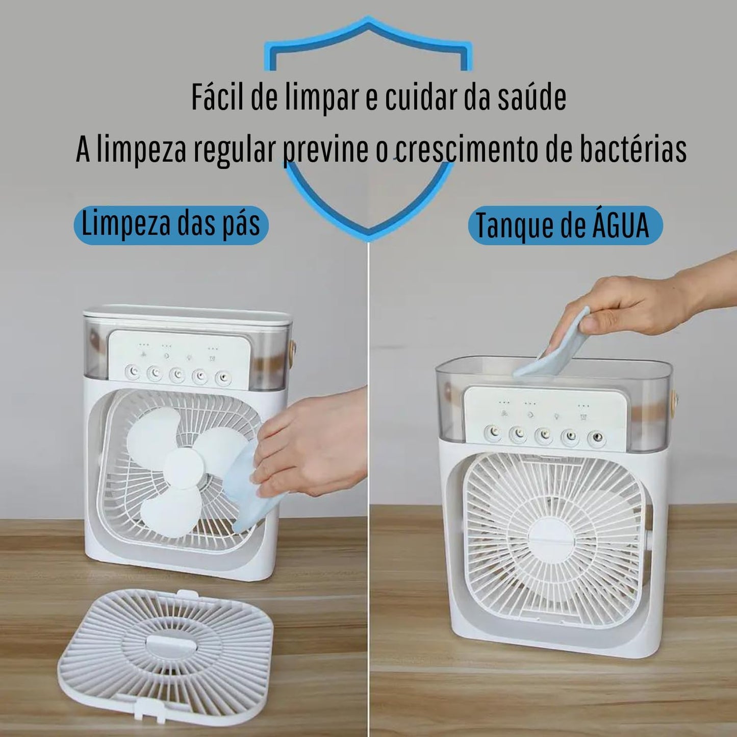 Mini Ar Portátil Branco